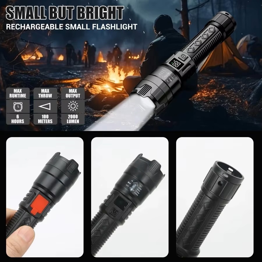 Latarka LED kryzysowa z ładowaniem USB – niezawodna podczas blackoutów - obrazek 7